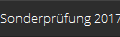 Sonderprüfung 2017